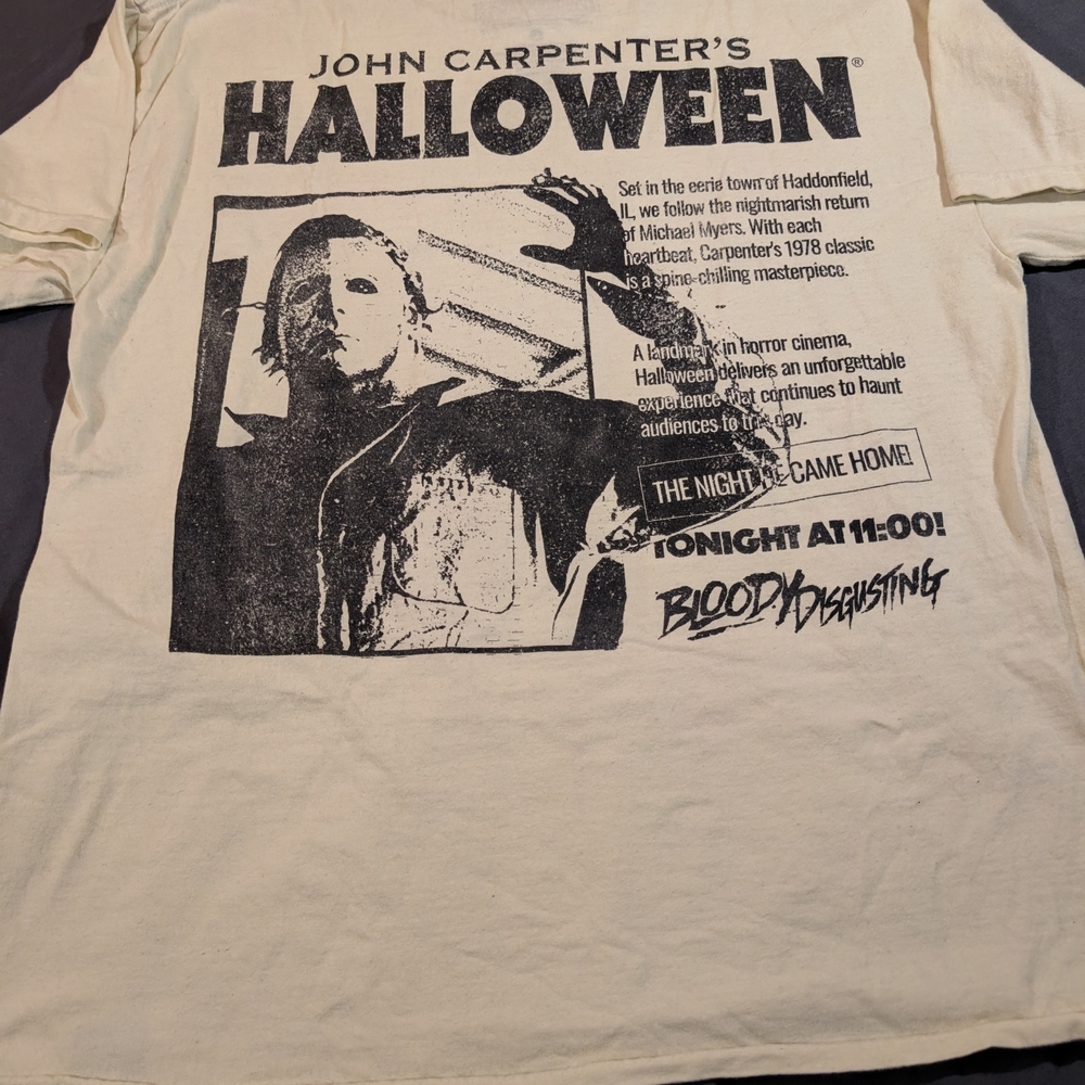 Bloody Disgusting Graphic Tee - Cream - Picture 3 of 3